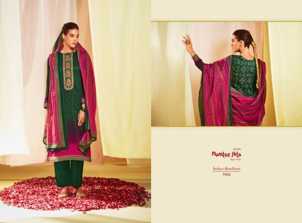 Mumtaz Jashn E Bandhani 3 Designer Dress Material Collection